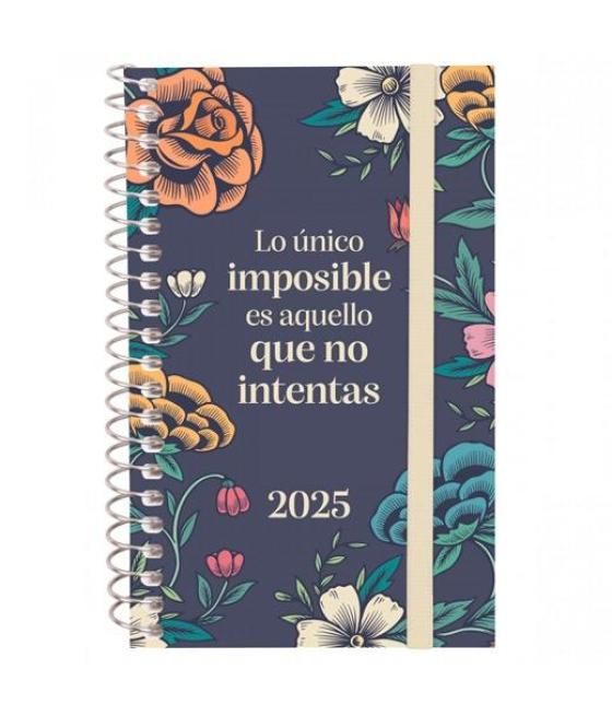 Finocam agenda anual design collection espiral e3-79x127mm svh imposible 2025