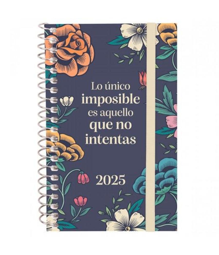 Finocam agenda anual design collection espiral e3-79x127mm svh imposible 2025