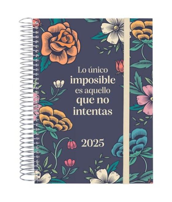 Finocam agenda anual design collection espiral e10-155x212mm 1dp imposible 2025