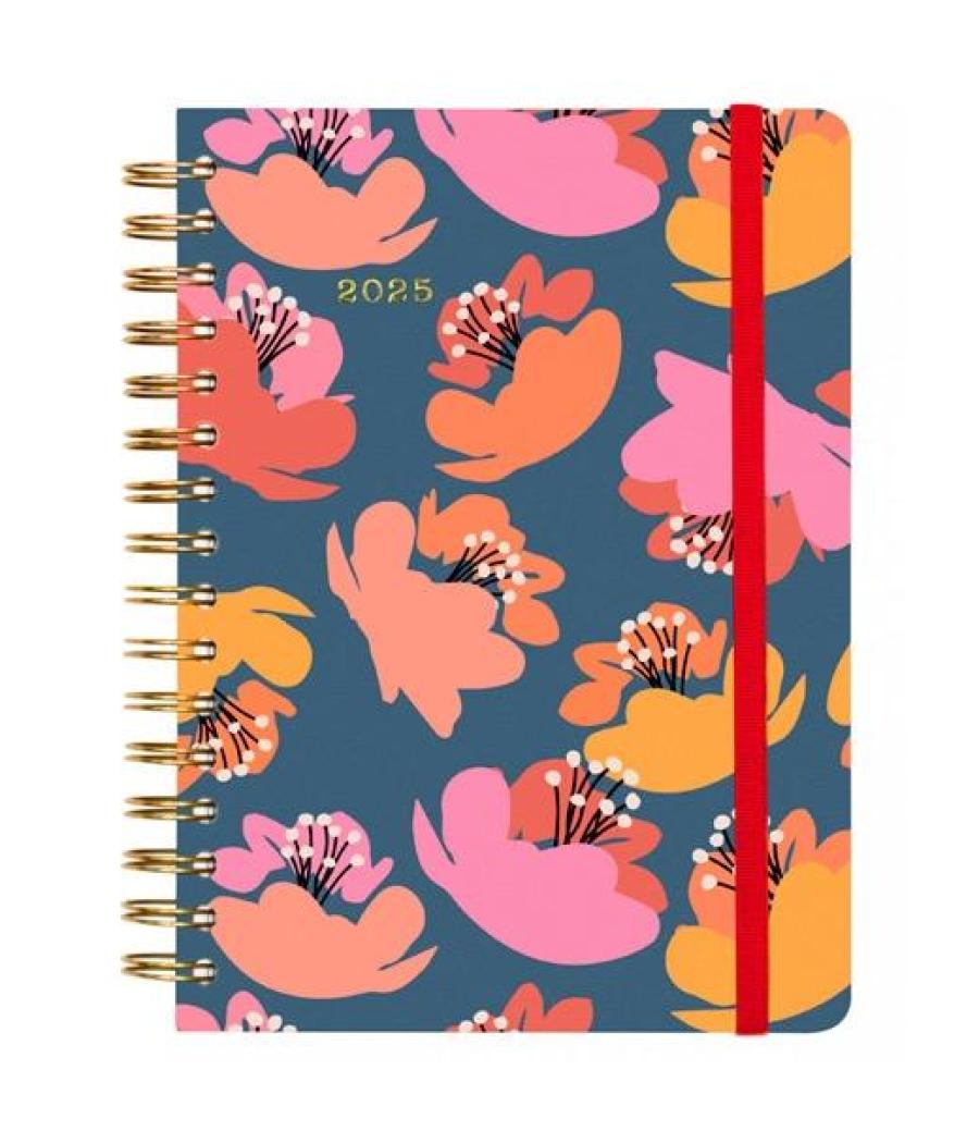 Finocam agenda anual you espiral e10-155x212mm 1dp tulip 2025