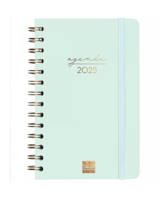 Finocam agenda anual alma espiral e5-117x181mm svh menta 2025