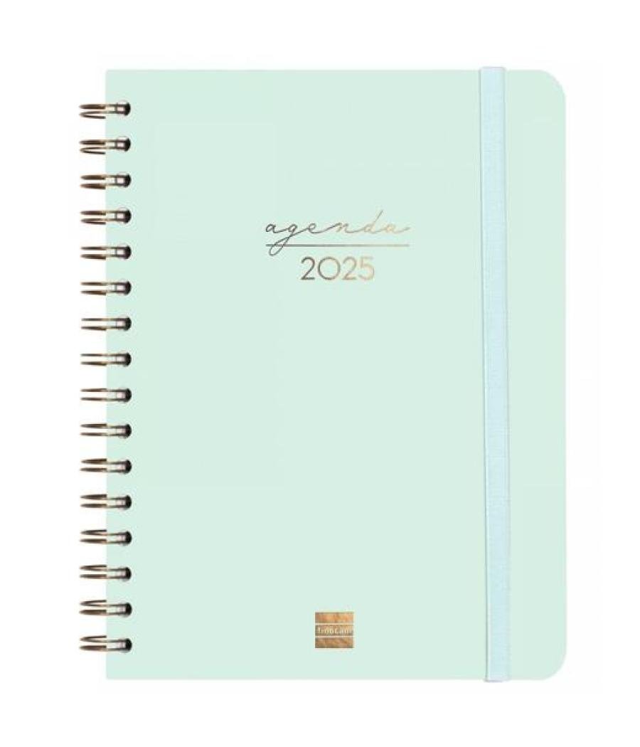 Finocam agenda anual alma espiral e10-155x212mm svh menta 2025