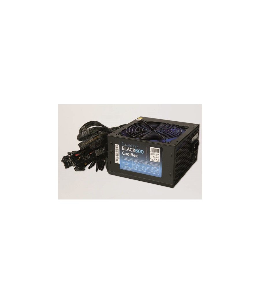 CoolBox fuente alimentación Powerline 600 PFC ATX - Imagen 3