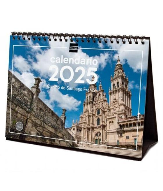 Finocam calendario de sobremesa para escribir s-210x150mm imágenes camino de santiago 2025