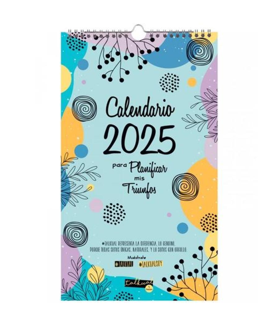 Finocam calendario de pared para escribir 210x360mm talkual basic 2025