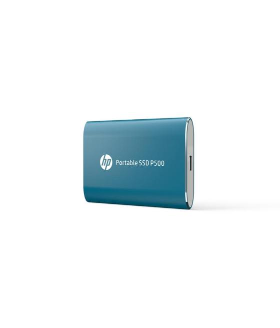 Disco duro externo ssd hp p500 250gb usb tipo c azul