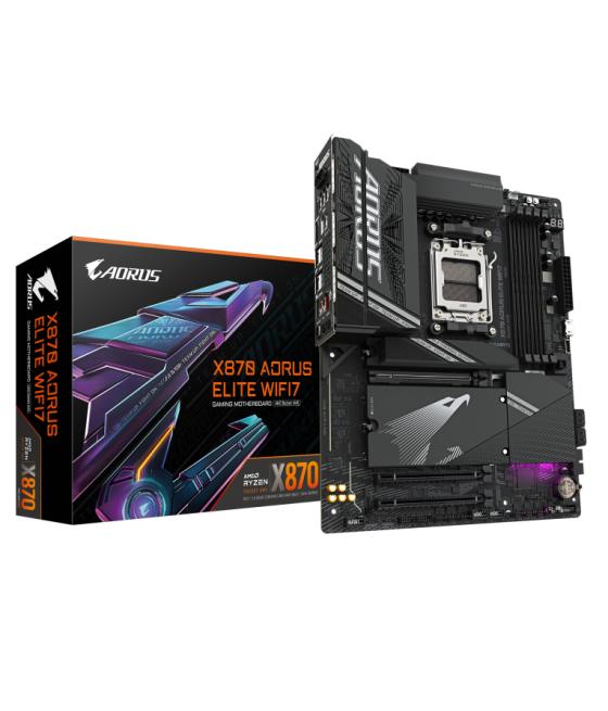 Placa base gigabyte x870 aorus elite wifi7 am5 atx 4xddr5