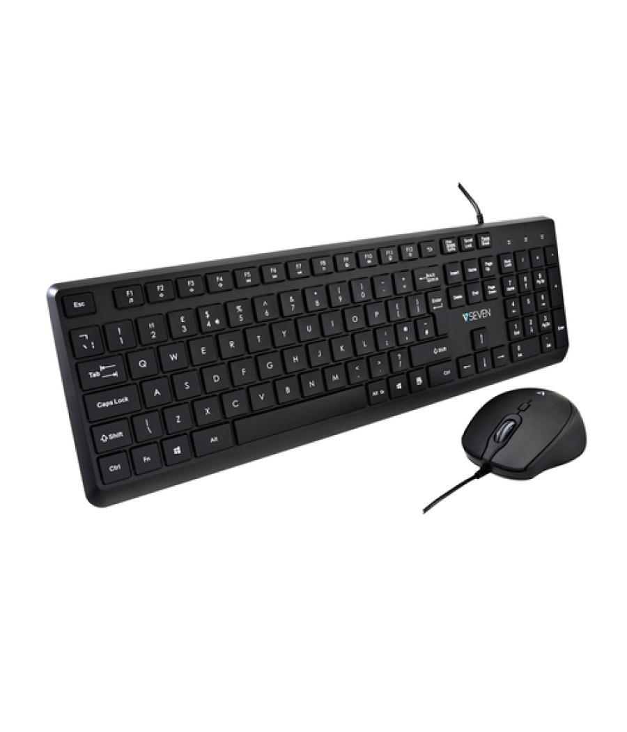 V7 Combo de teclado y ratón USB CKU350UK : Modelo para Reino Unido