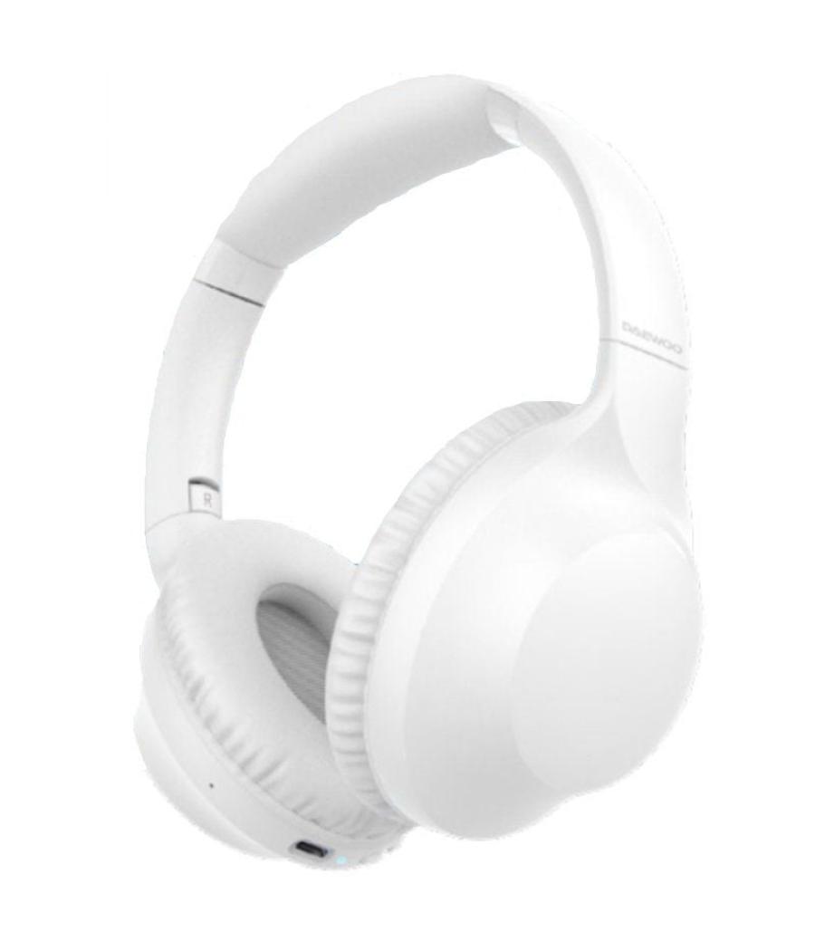 Auriculares inalámbricos daewoo dw2010/ con micrófono/ bluetooth/ blancos