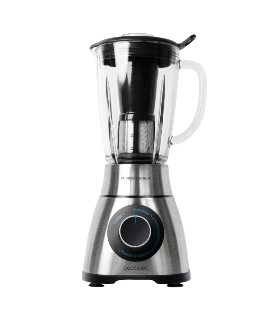 Batidora de vaso cecotec power black titanium 1300 perfectmix