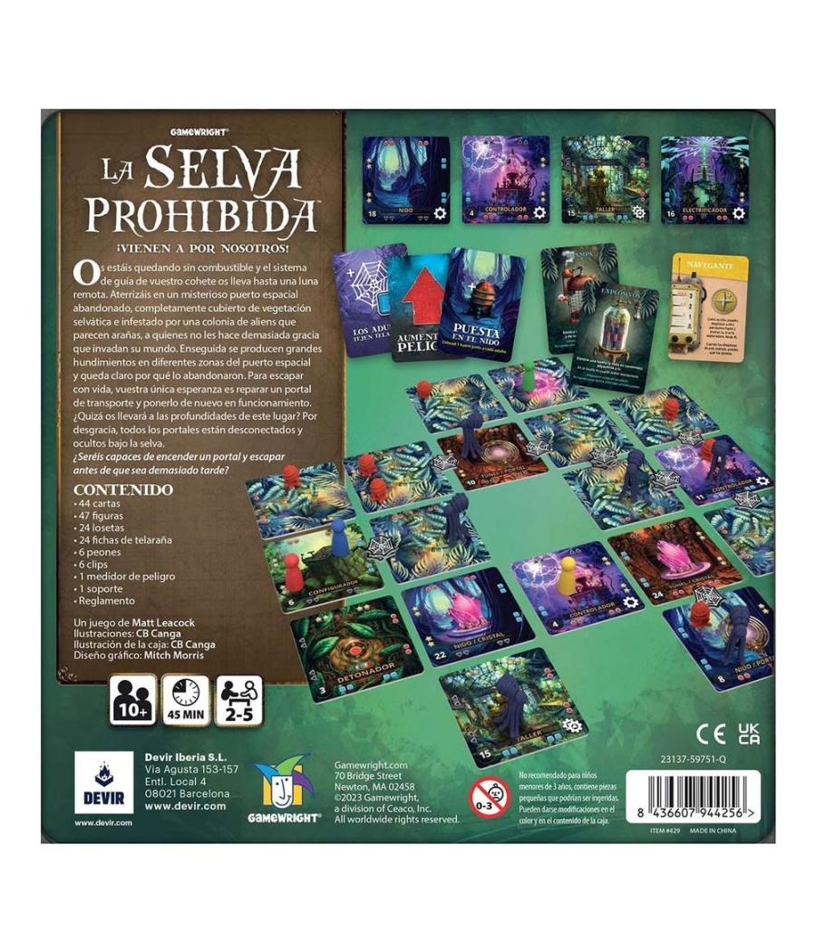 Juego de mesa la selva prohibida