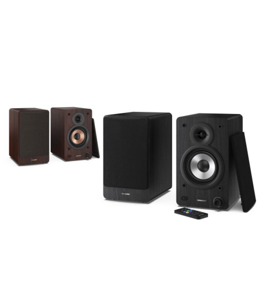 Sharp bookshelf speakers de 2 vías negro inalámbrico y alámbrico 60 w