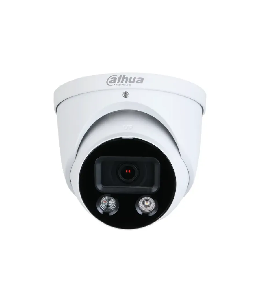 (dh-ipc-hdw3849hp-as-pv-0280b-s5) dahua cámara ip turret 8mp smart dual illumination active deterrence tioc 3.0 ip67 2.8mm