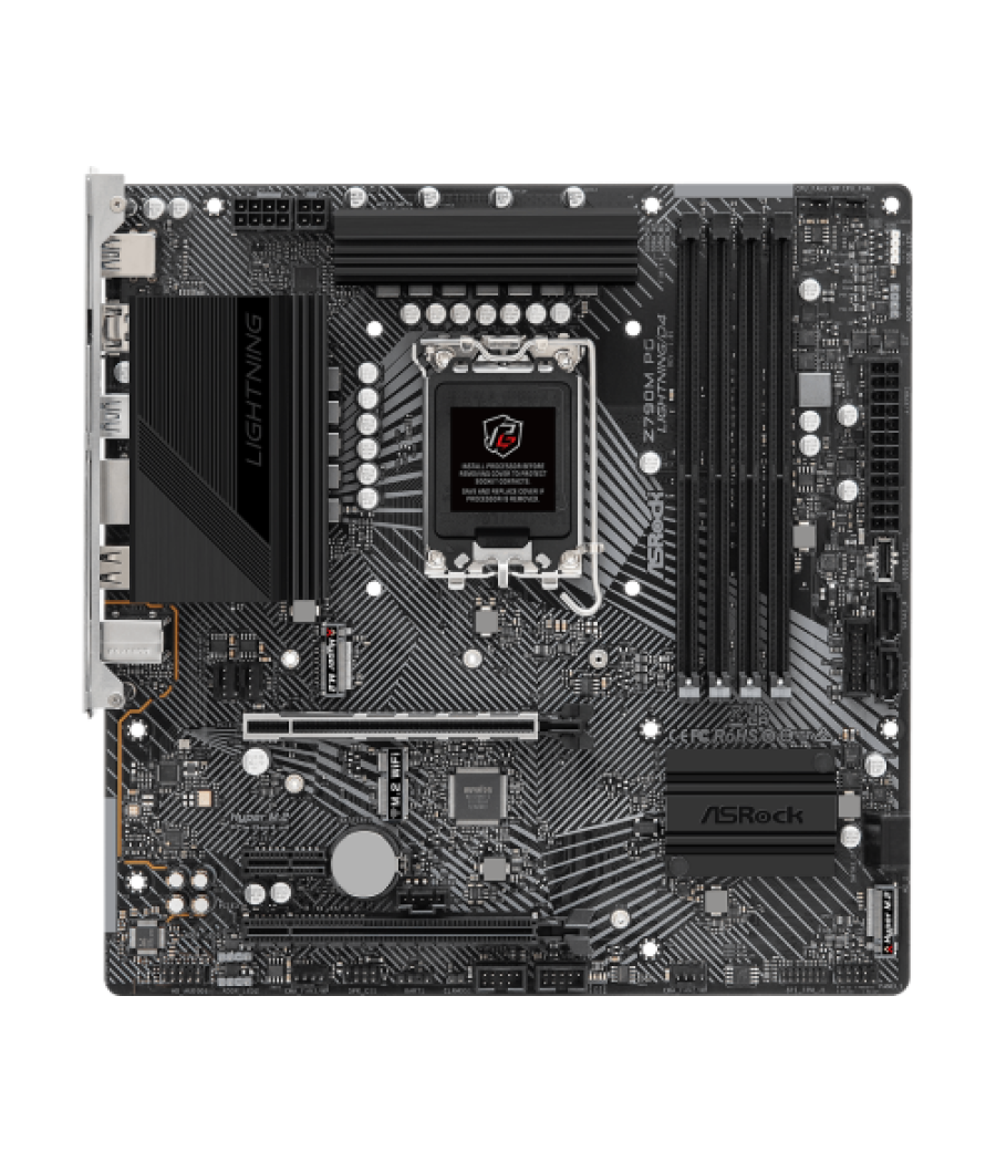 Asrock z790m pg lightning/d4 intel z790 lga 1700 micro atx