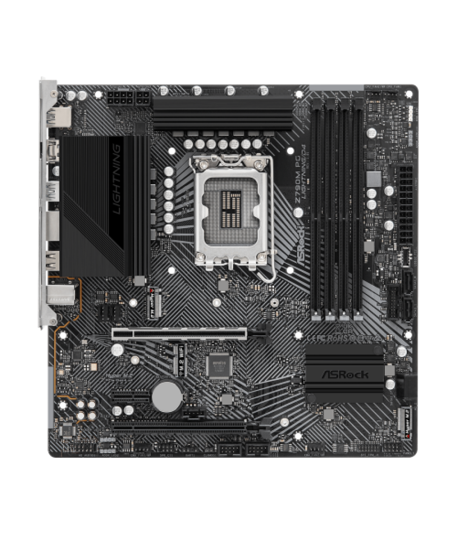 Asrock z790m pg lightning/d4 intel z790 lga 1700 micro atx