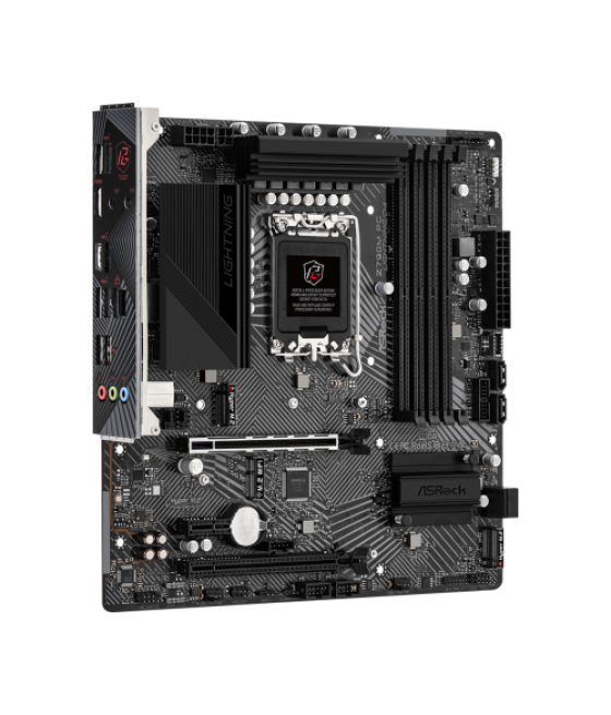 Asrock z790m pg lightning/d4 intel z790 lga 1700 micro atx