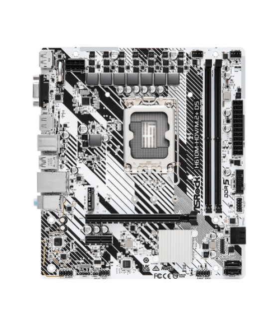 Asrock h610m-hdv/m.2+ d5 intel h610 lga 1700 micro atx