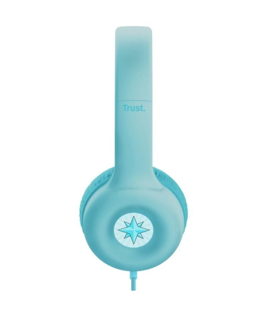 Auriculares infantiles trust nouna kids/ con micrófono/ azules