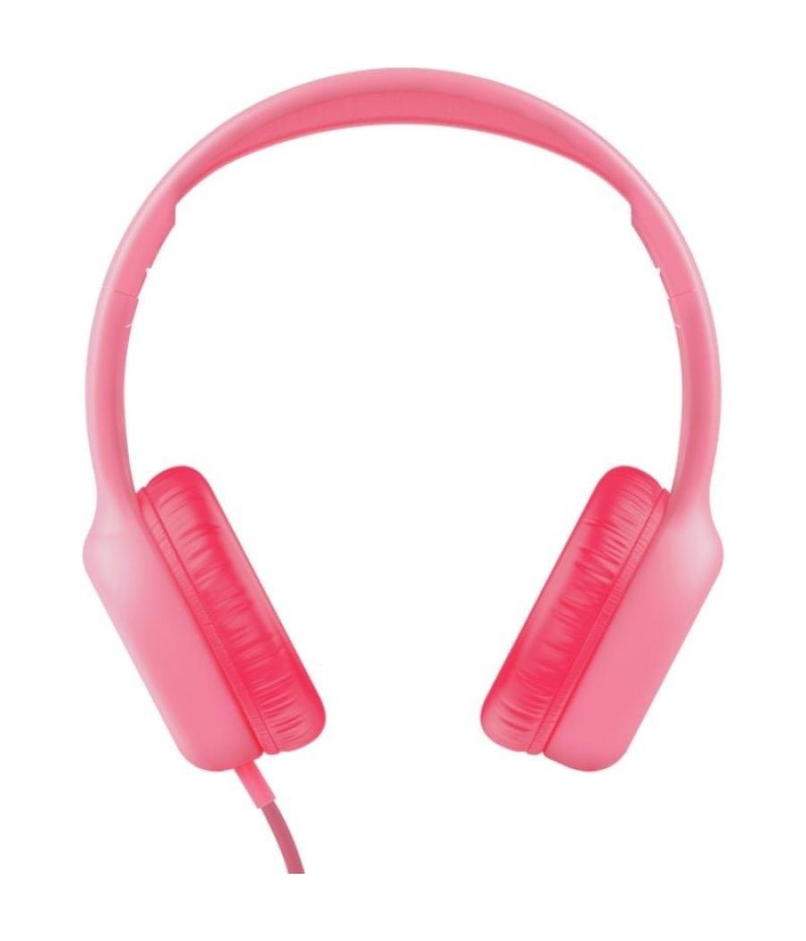 Auriculares infantiles trust nouna kids/ con micrófono/ rosas