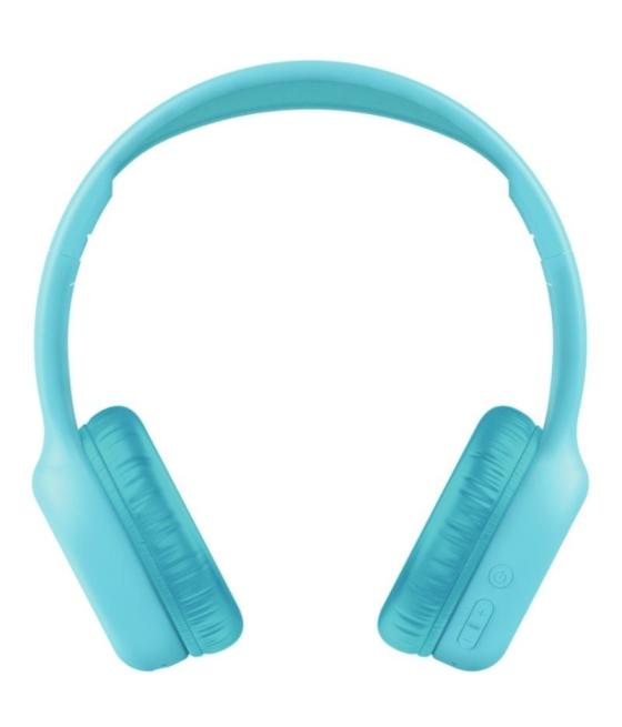 Auriculares infantiles inalámbricos trust nouna kids/ con micrófono/ azules