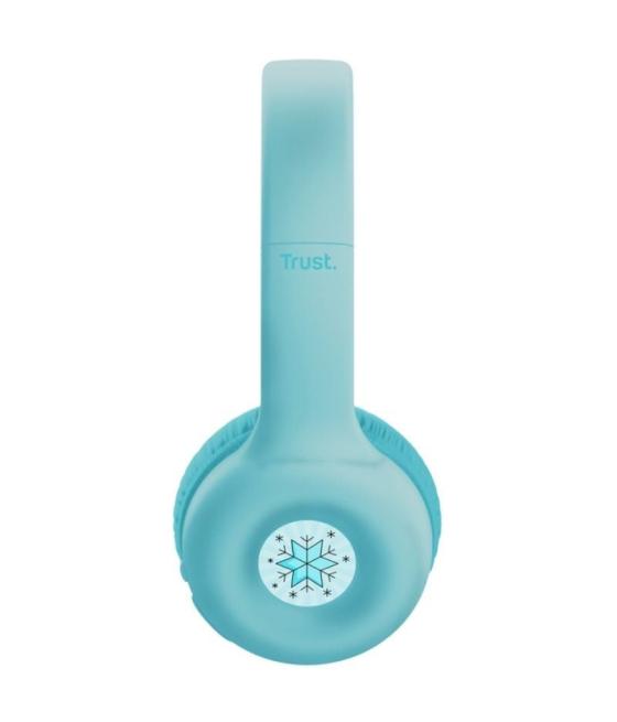 Auriculares infantiles inalámbricos trust nouna kids/ con micrófono/ azules