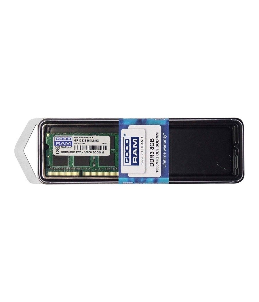 Goodram 8GB DDR3 1333MHz CL9 SODIMM - Imagen 1