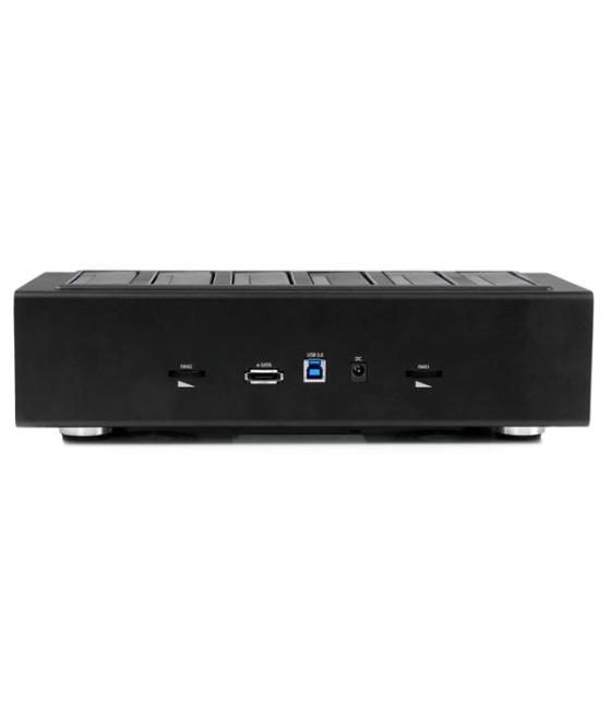 StarTech.com Base Dock USB 3.0 y eSATA Duplicador de Discos Duros con 6 Bahías SATA - Clonador y Borrador de Discos Duros 1:5