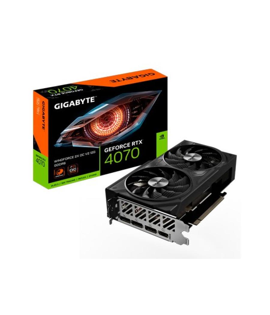 Tarjeta gráfica gigabyte rtx 4070 windforce 2x oc v2 12g