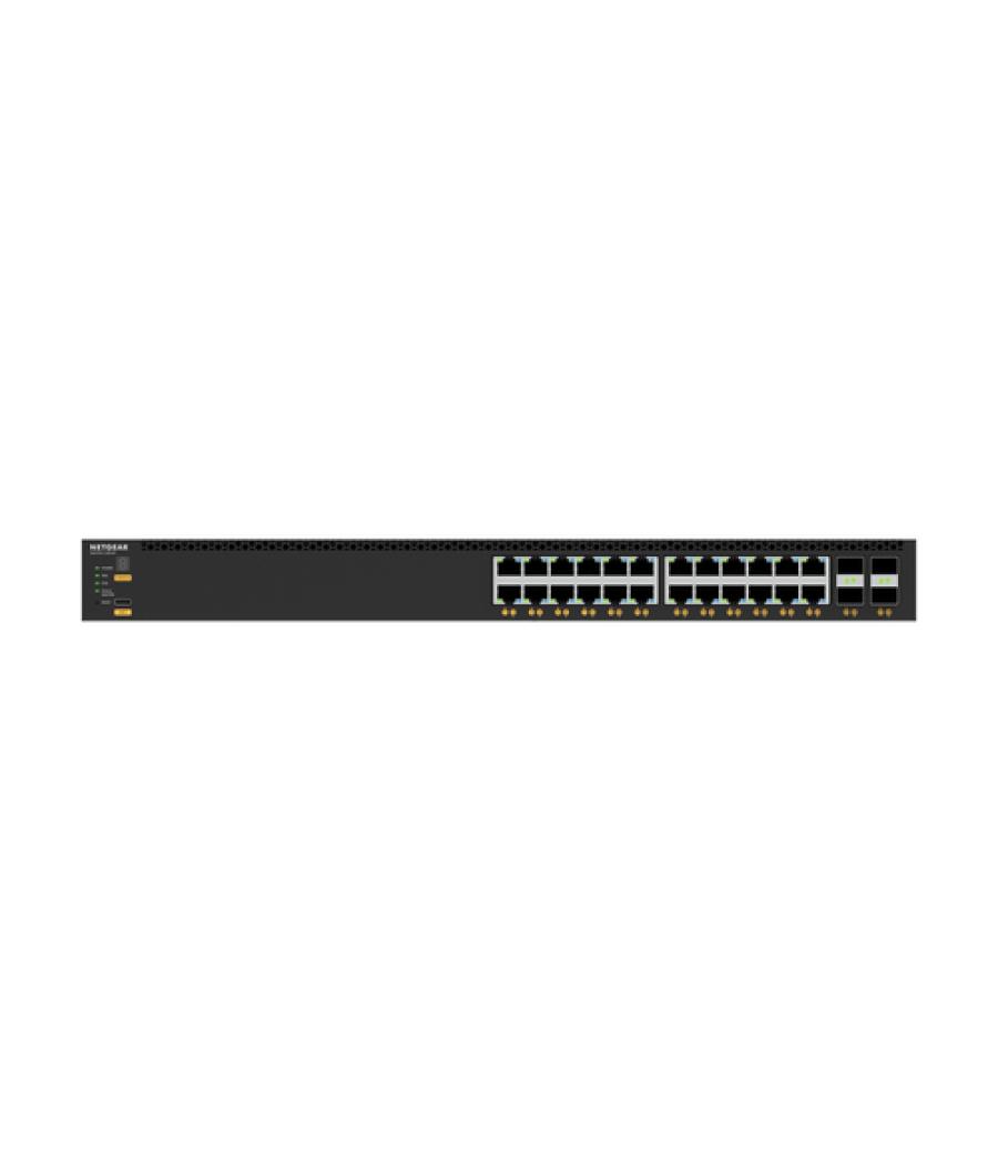 NETGEAR M4350-24X4V Gestionado L3 10G Ethernet (100/1000/10000) Energía sobre Ethernet (PoE) 1U Negro