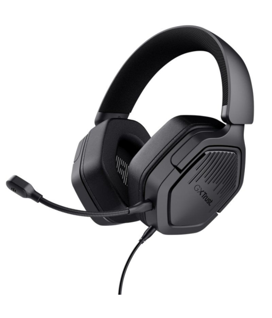 Auriculares gaming con micrófono trust gaming gxt 492 carus/ jack 3.5/ negros