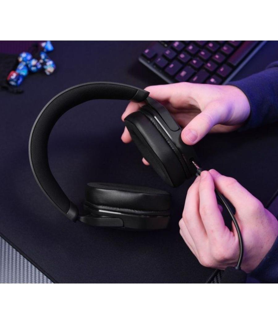 Auriculares gaming con micrófono trust gaming gxt 492 carus/ jack 3.5/ negros