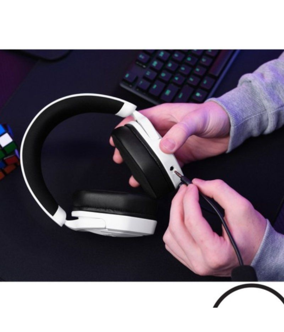 Auriculares gaming con micrófono trust gaming gxt 492w carus/ jack 3.5/ blancos