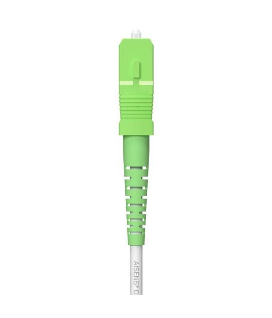 Cable de fibra óptica g657a2 3.0 9/125 smf aisens a152-0617/ lszh/ 100m/ blanco