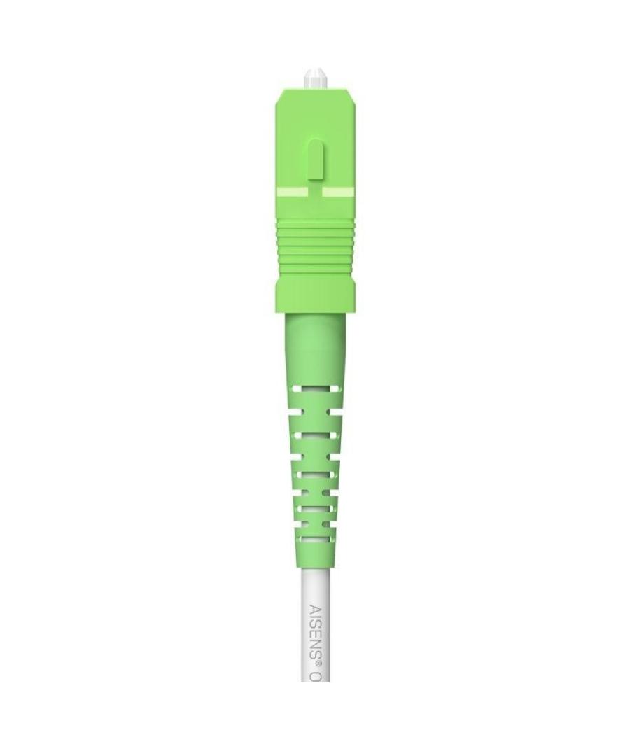 Cable de fibra óptica g657a2 3.0 9/125 smf aisens a152-0617/ lszh/ 100m/ blanco