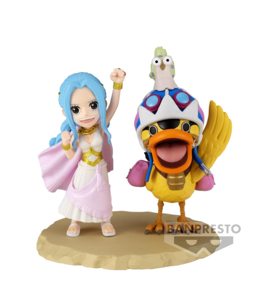 Figura banpresto: one piece log stories vivi y karoo