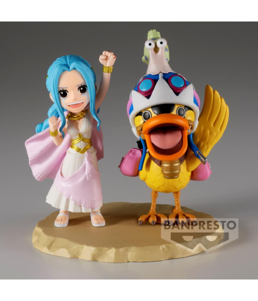 Figura banpresto: one piece log stories vivi y karoo