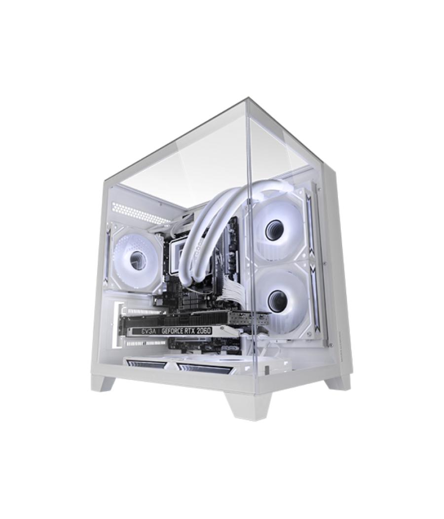 Caja semitorre atx mc-3cm blanco mars gaming