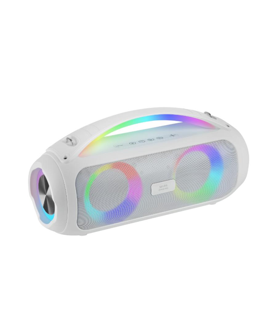 Barra sonido bluetooth rgb ms-pulse rgb blanco mars gaming