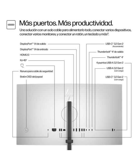 HP Monitor de videoconferencia 4K Pro de la serie 7 de 27 pulgadas: 727pm