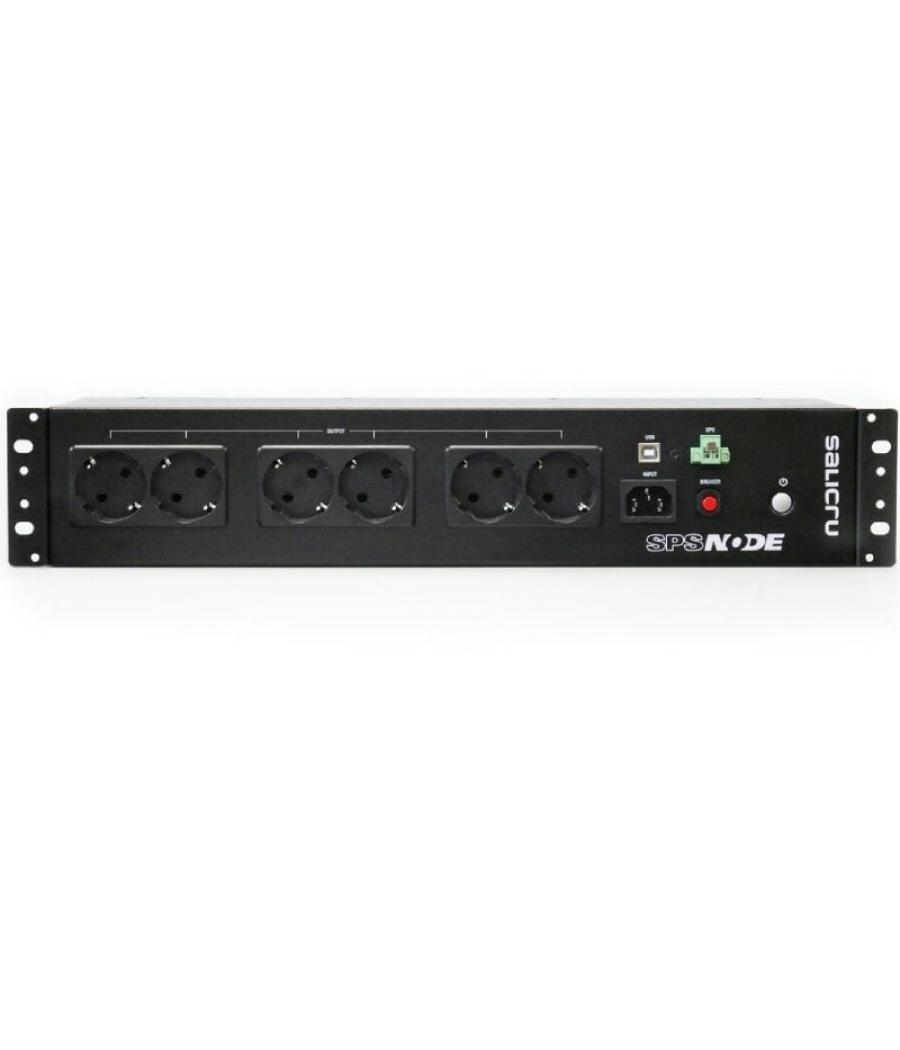 Sai offline salicru sps 900 node/ 900va/ 8 salidas/ formato rack 2u