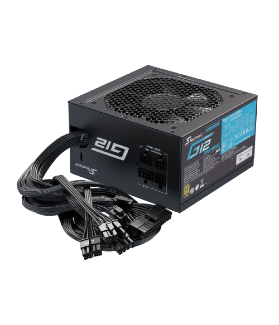 Seasonic g12 gm unidad de fuente de alimentación 850 w 20+4 pin atx atx negro