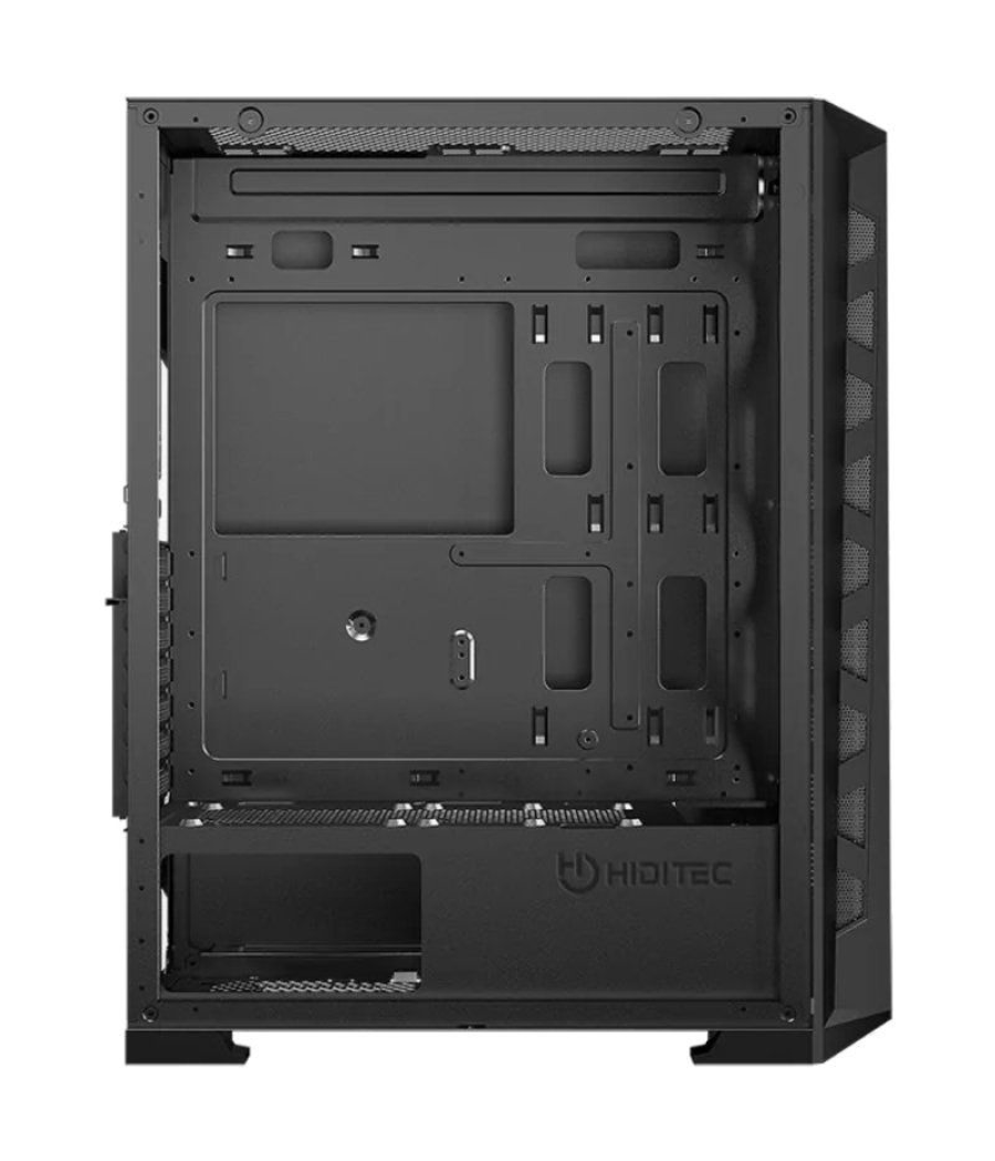 Caja gaming semitorre hiditec mh12 glass