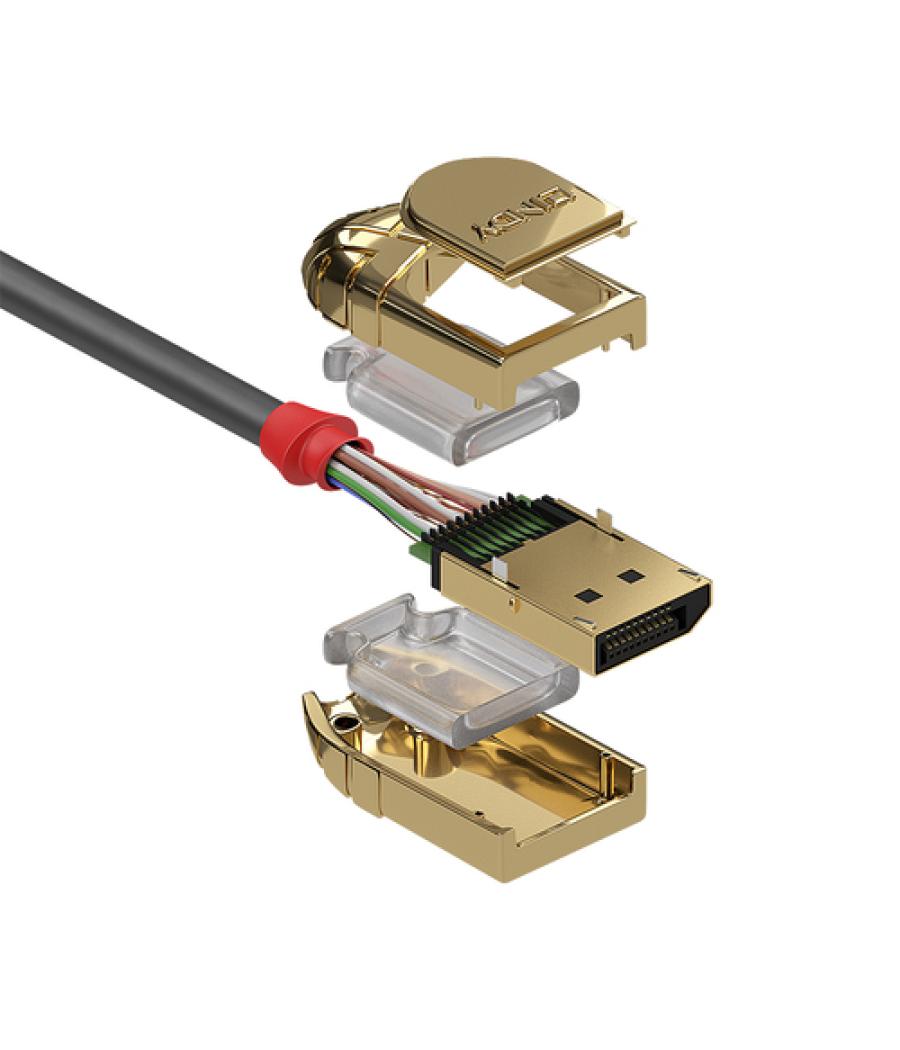 Lindy 36297 cable DisplayPort 15 m Oro