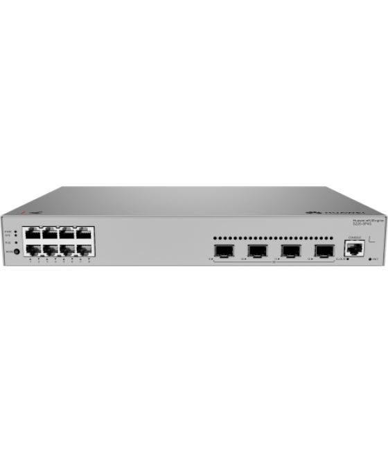 Huawei s220-8p4s gestionado l2 gigabit ethernet (10/100/1000) energía sobre ethernet (poe) 1u gris