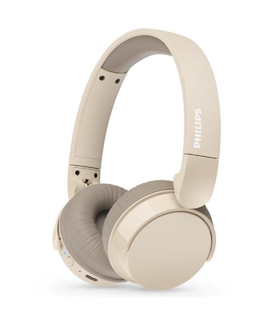 Auriculares inalámbricos philips tah3209bg/ con micrófono/ bluetooth/ beige