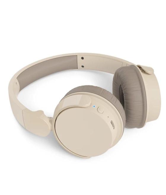 Auriculares inalámbricos philips tah3209bg/ con micrófono/ bluetooth/ beige