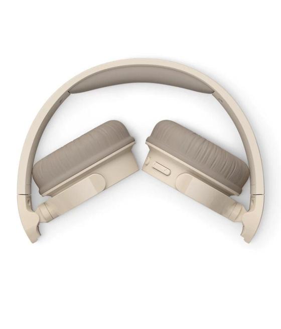 Auriculares inalámbricos philips tah3209bg/ con micrófono/ bluetooth/ beige