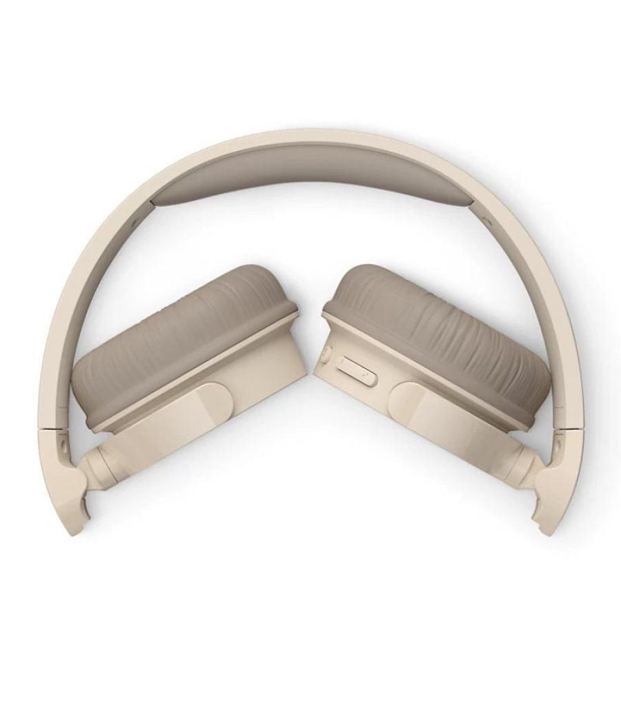 Auriculares inalámbricos philips tah3209bg/ con micrófono/ bluetooth/ beige