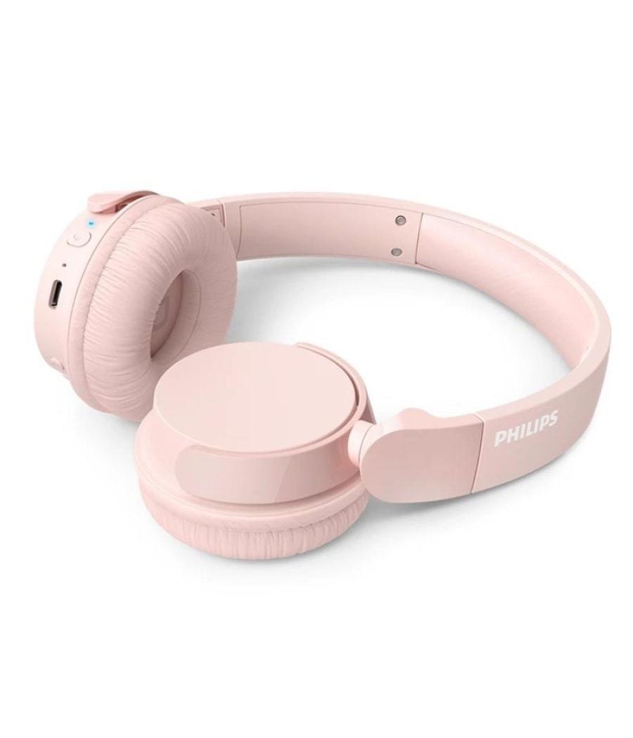 Auriculares inalámbricos philips tah4209pk/ con micrófono/ bluetooth/ rosas