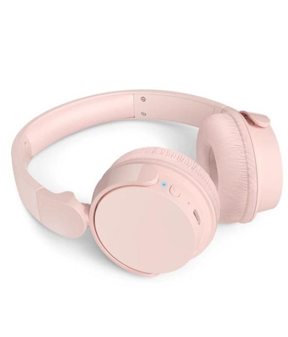 Auriculares inalámbricos philips tah4209pk/ con micrófono/ bluetooth/ rosas